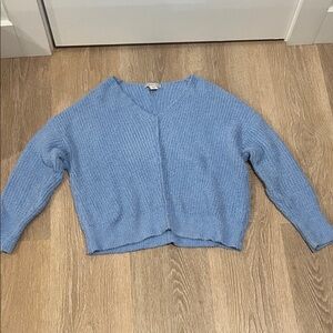 Sincerely Jules Light Blue V-Neck Sweater